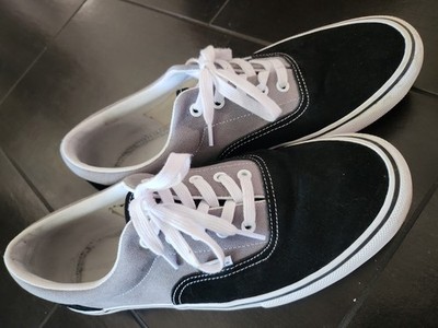 Vans Men's Atwood 2 Tone Grey/Black Low Top Skateboard Shoes Sneakers Size 12