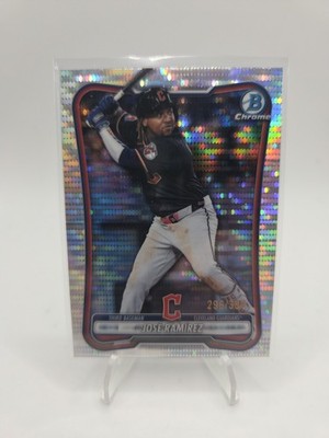 2026 Bowman Chrome JOSE RAMIREZ Guardians Pulsar Refractor /399 #8