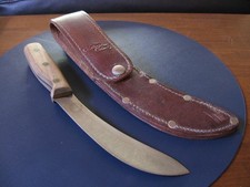 RARE VINTAGE CHICAGO CUTLERY 96S USA KNIFE & ORIGINAL LEATHER SHEATH