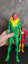 2 große Actionfiguren – Vision & Flash (Marvel / DC) 2014 Mattell Hasbro