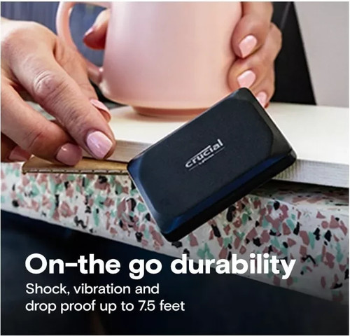 Crucial X9 Pro 1TB USB-C Portable External SSD (CT1000X9PROSSD9) - 第 2/5 張圖片