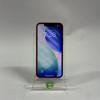 Unlocked Apple iPhone 13 Mini 256GB 26.5 Product Red MLHW3LL/A