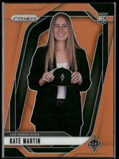 2024 Panini WNBA Prizm Kate Martin Orange /99 RC Las Vegas Aces
