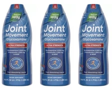 3 New  - Nature's Way Joint Movement Glucosamine Liquid, 33.8 fl. oz.