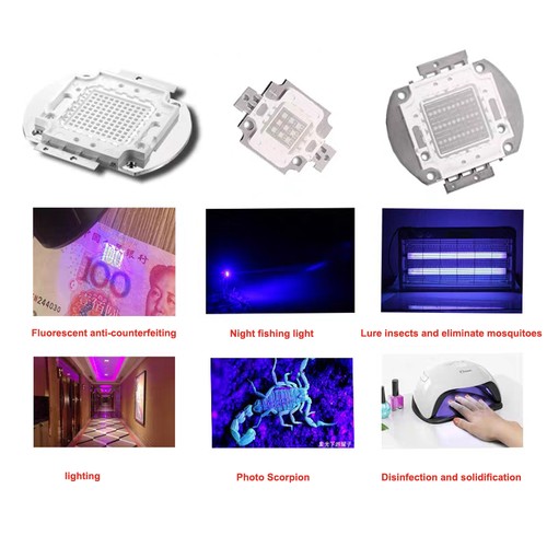 UV Curing Lamp 365nm-430nm LED Purple Fluorescent Sterilization Detection Tool - Afbeelding 3 van 7