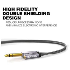 TopSeries 8ft Headphone Jack Extension Cable - 1/4 to 3.5mm