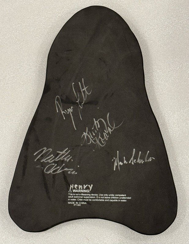 Signed Speedo Kickboard Ryan Lochte Nathan Adrian Kristy Kowal Mark Schubert