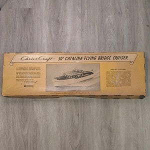 1960s Sterling Model Chris Craft Catalina Flying Bridge Cruiser B-7M Box Only