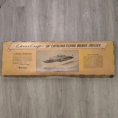 1960s Sterling Model Chris Craft Catalina Flying Bridge Cruiser B-7M Box Only