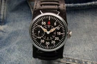 GERMAN PILOT observer b-uhr MILITARY WATCH WAR2 WW2 TYPE serviced working 5