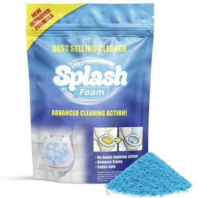 #ad Splash Foam Toilet Cleaner Self Activating 14 Ounce Pack of 1 Blue $30.05