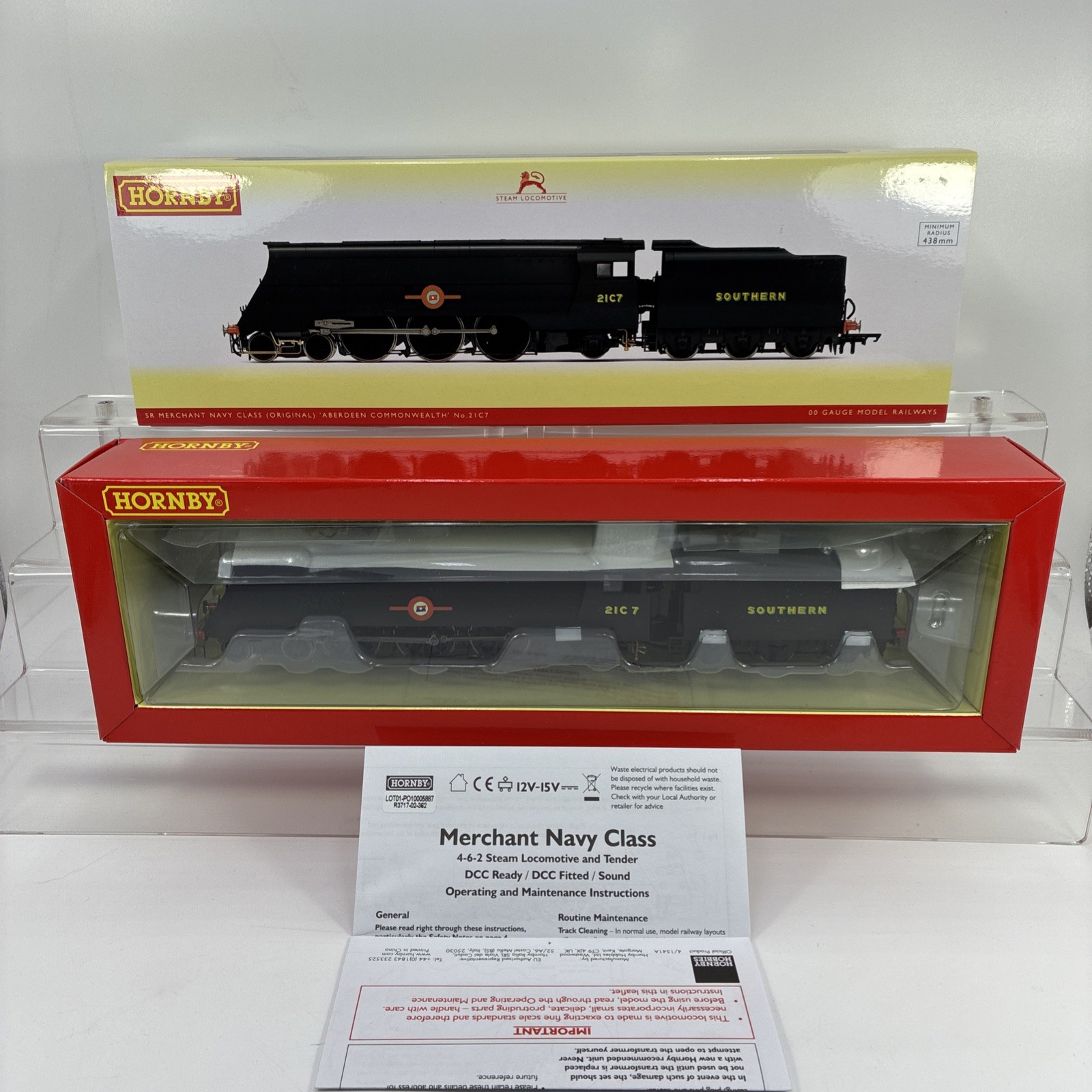 Hornby R3717 OO Gauge SR Merchant Navy 21C7 Aberdeen Commonwealth DCC Ready New