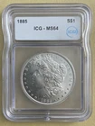 1885 MORGAN SILVER DOLLAR ICG MS 64