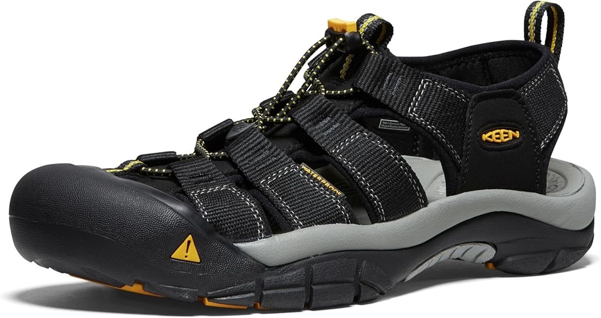 Sandalo Keen uomo Newport H2 punta chiusa acqua nero pescatore outdoor taglia 12