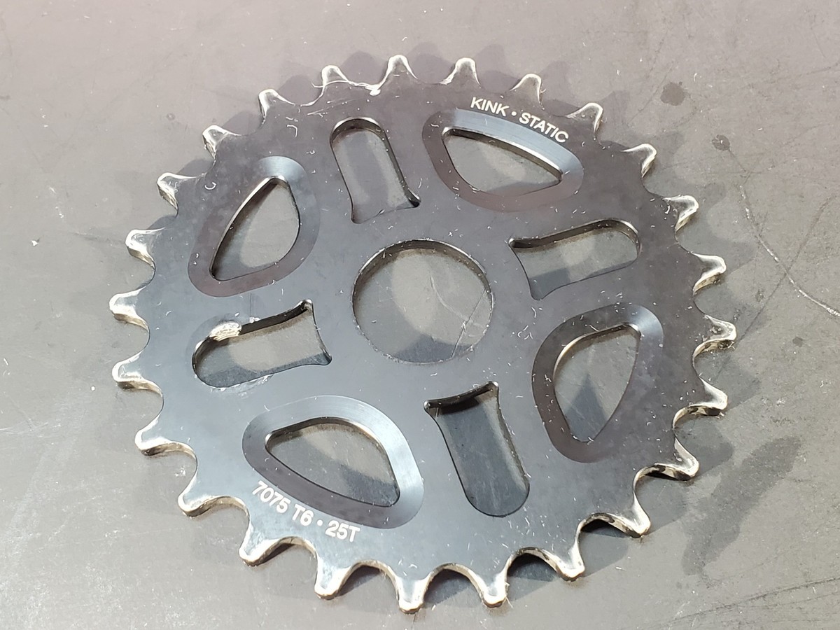 Kink Static BMX Sprocket Black 25T 7075 T6 Aluminum | eBay