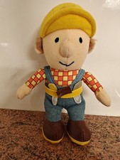 Vintage 1998 Bob The Builder Plush Toy 9 See Pictures Good Condition Rare Kids