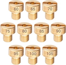 Main Jet Jetsetmoto 10Size Set Mikuni Round/Large [8x9] Main Jet Set #60#65#70#7