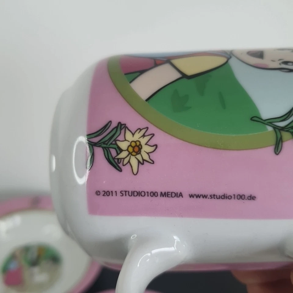 Heidi Geschirrset Frühstücksteller  Schälchen Tasse Geschirr Porzellan 2011 - Bild 4 von 4