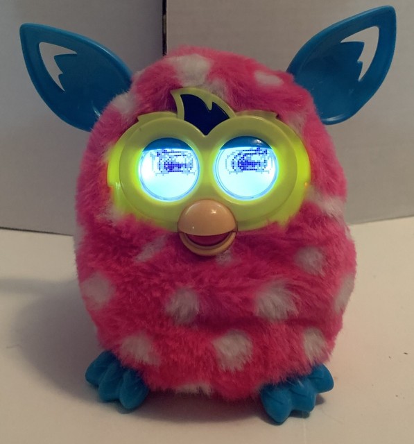 blue and pink furby