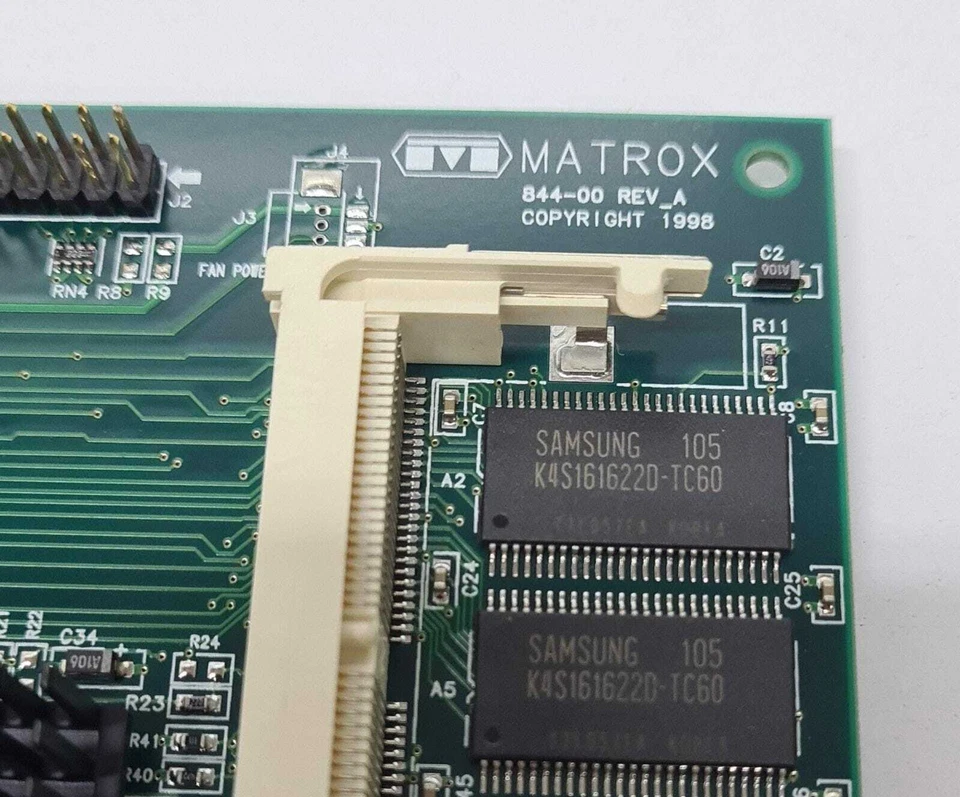 Creo MATROX 844-00 Rev. A MGI G2+/MILP/8D/IBM PCI Video Graphic Card - Image 2 of 4