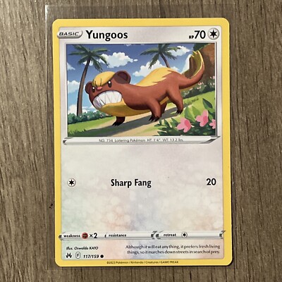 yungoos pokemon card value Pokemon Card Unified Minds 180/236 Yungoos Reverse Holo Common   shophobbymall