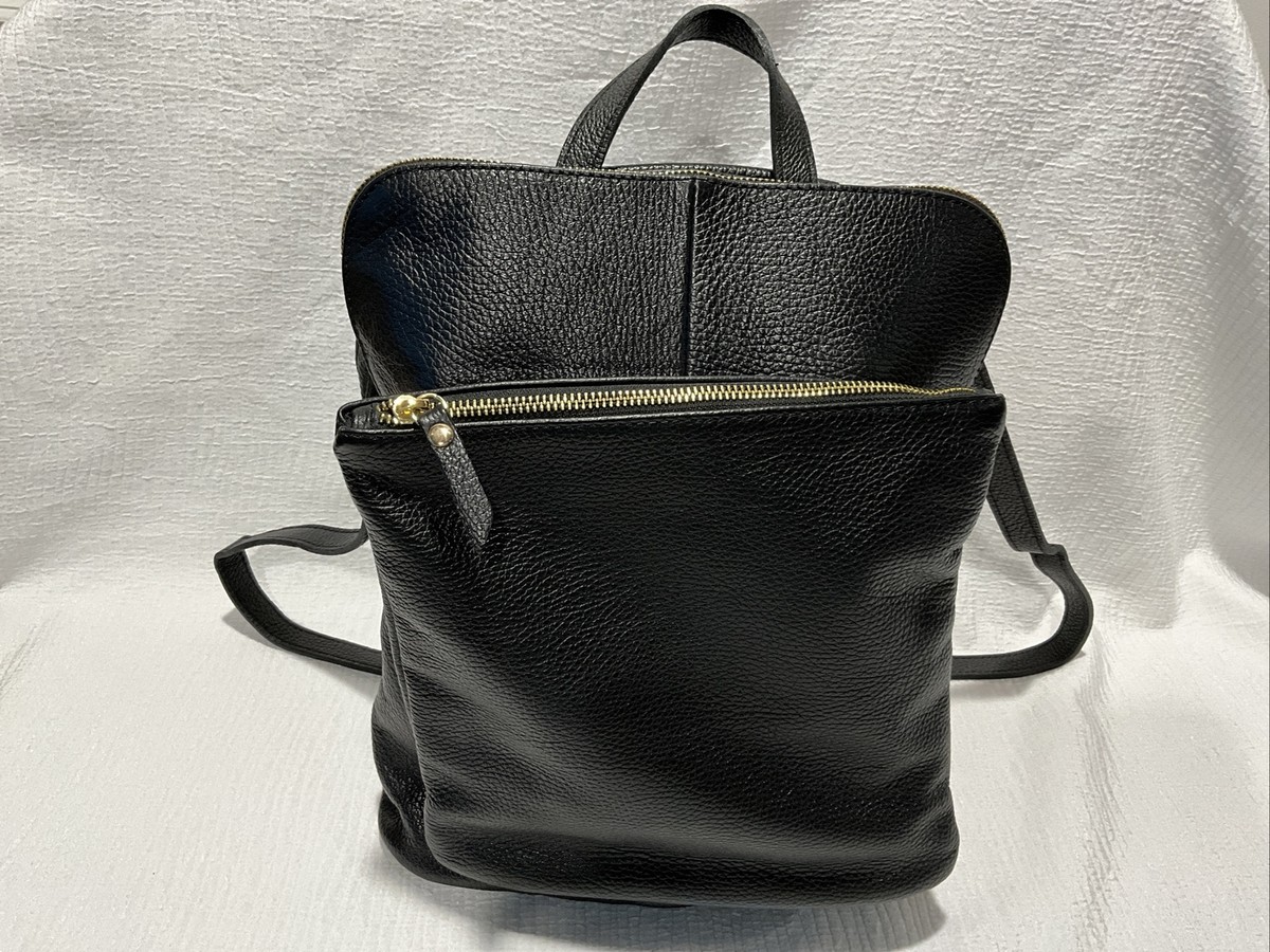 L.Credi Pebbled Leather Backpack Tote Bag Minimalist Classic bags | L.Credi Munich main image 4