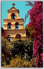 Postcard The Bell Tower, The Mission San Diego De Alcala, California Posted 1968