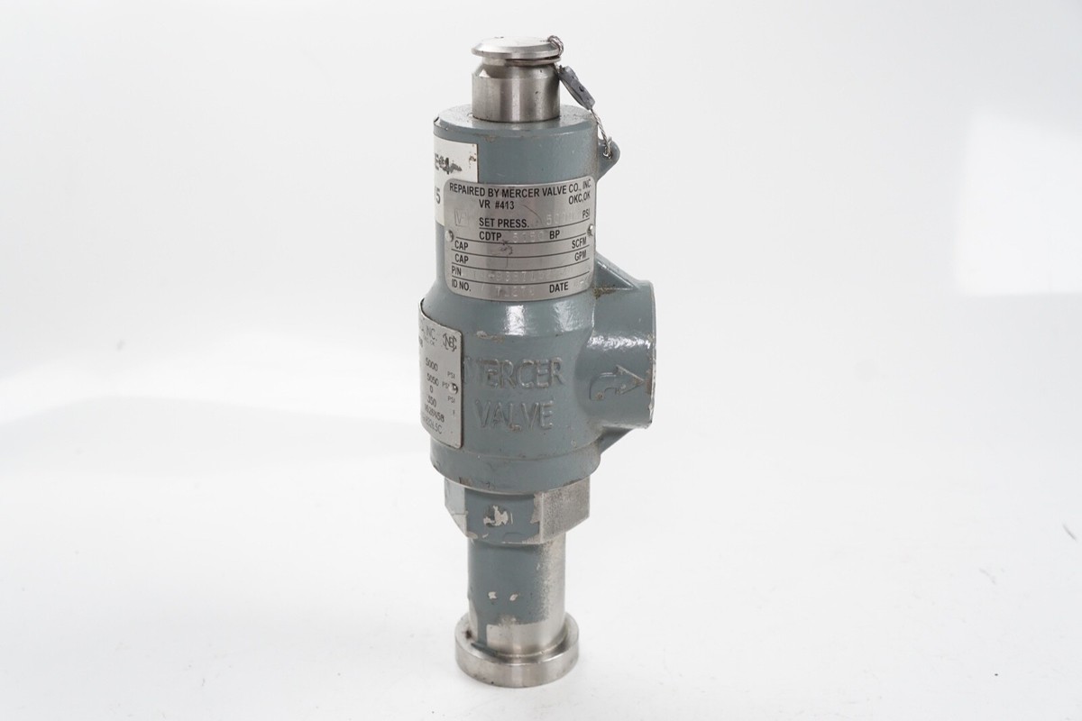 MERCER Relief Valve 14-93B7152KX8 5000 PSI, 5050 CDTP 3/4