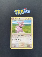 Pokémon TCG Granbull HeartGold SoulSilver 22/123 Regular Rare LP.