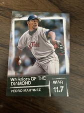 2020 Topps Series 2 Pedro Martinez Warriors Of The Diamond WOD-23 Red Sox