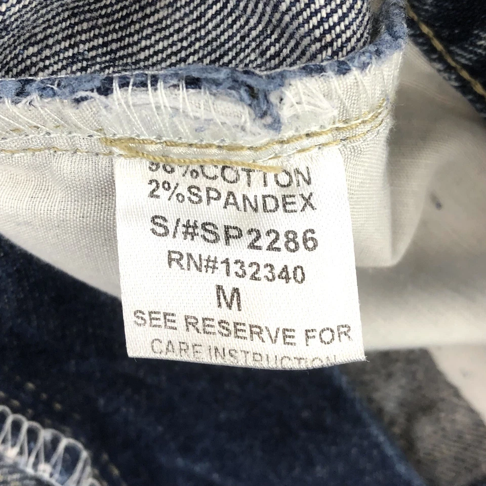 Pantalones Cortos de Jean Love Culture Corte Juniors Medio Lavado Ácido Denim Camuflaje Tachonado W29” Foto 4 de 4