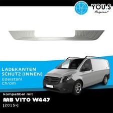 YOU.S Ladekantenschutz Leiste Chrom Edelstahl für MB V-Klasse W447 ab Bj. 2015