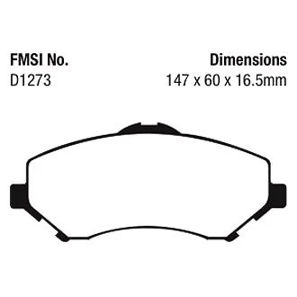 Pastillas de freno delanteras extra resistentes EBC ED91798 para Jeep Liberty 2008-2012 Foto 4 de 4