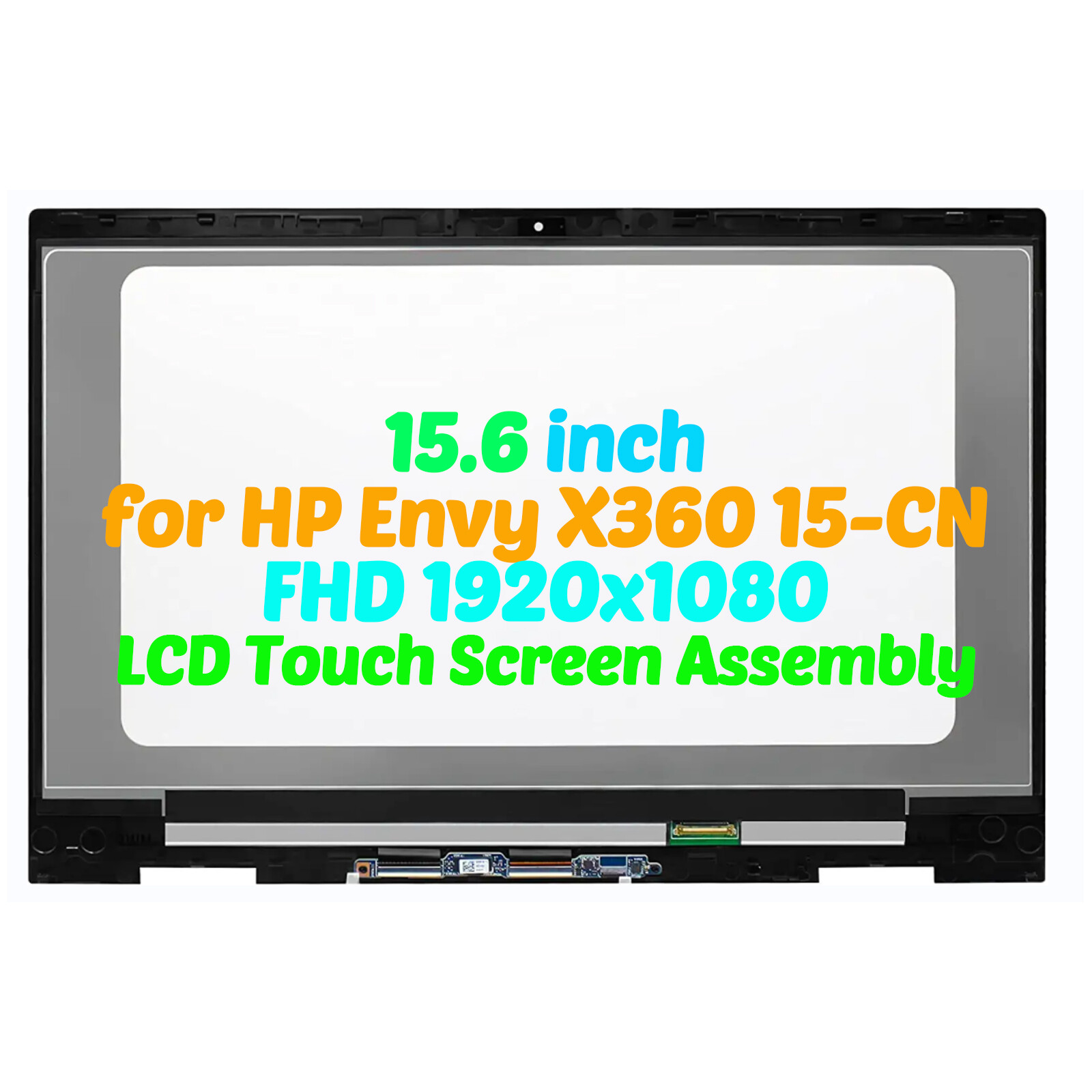 LCD Touchscreen Ersatz Für HP Envy X360 15m-CN – 15,6 Zoll, FullHD 1920x1080, 30-polig, Kompatibel Mit L20114-001
