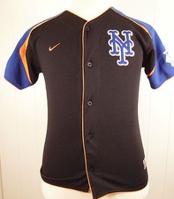 Black David Wright New York Mets Nike Baseball Jersey MLB stitched Youth Medium