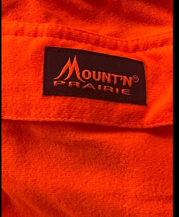 Mount'n Prairie Blaze Orange Camp reversible Insulated Hunting Pants Mens 3XL