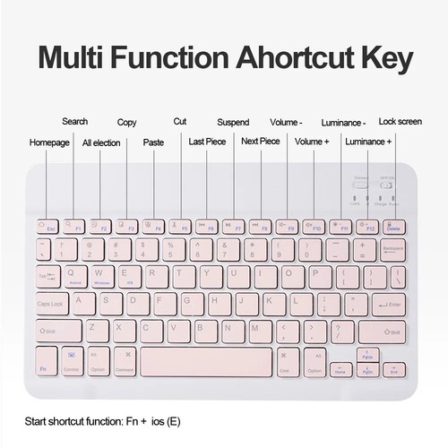 Keyboard Case Mouse For iPad 5/6/7/8/9/10/11th Gen Air 11 M3 2025 6/5/4th Pro 11 - Picture 21 of 64