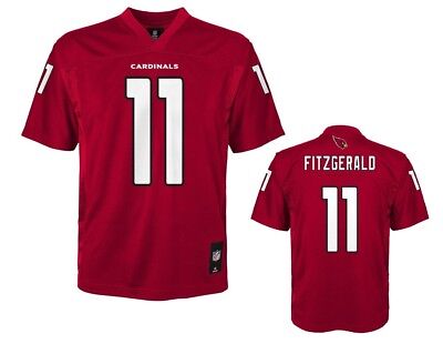 NFL Arizona Cardinals Larry Fitzgerald #11 Youth Boy's Home Replica Jersey XL 727172815668 | eBay