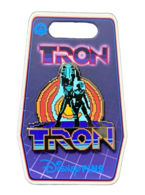 Disney Parks TRON Lightcycle Run Flynn s Arcade Tron Retro Pin OE