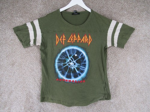 Womens Forever 21 Def Leppard Green 