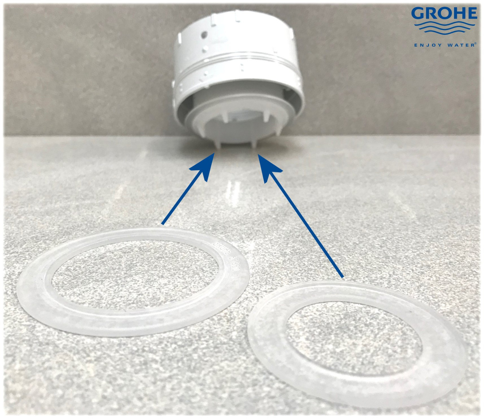 Grohe Adagio Flush Valve Seal Kit 43 808 000 Washers for 43 544 000