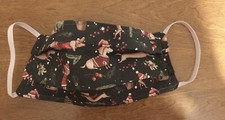 Christmas Dachshund Wiener Dog Reusable Face Mask