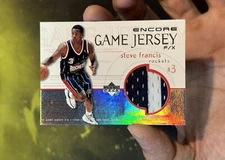 1999-00 Upper Deck Encore F/X Rookie Relic #SF-J Steve Francis