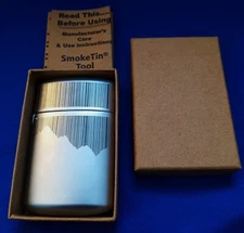 Classy Smoke Tin Tool for Cigarette Disposal  - In original box with instruction
