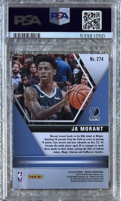 2019 PANIN MOSAIC JA MORANT RC PSA 9 | eBay