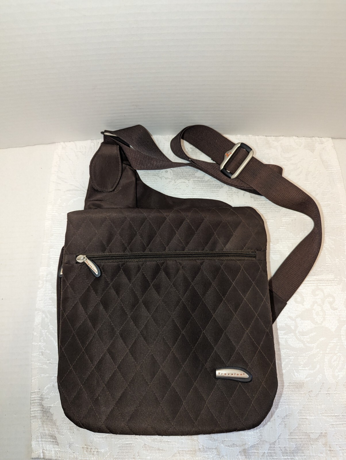 Travelon AntiTheft Essentials North/South Asymmetric Crossbody Bag