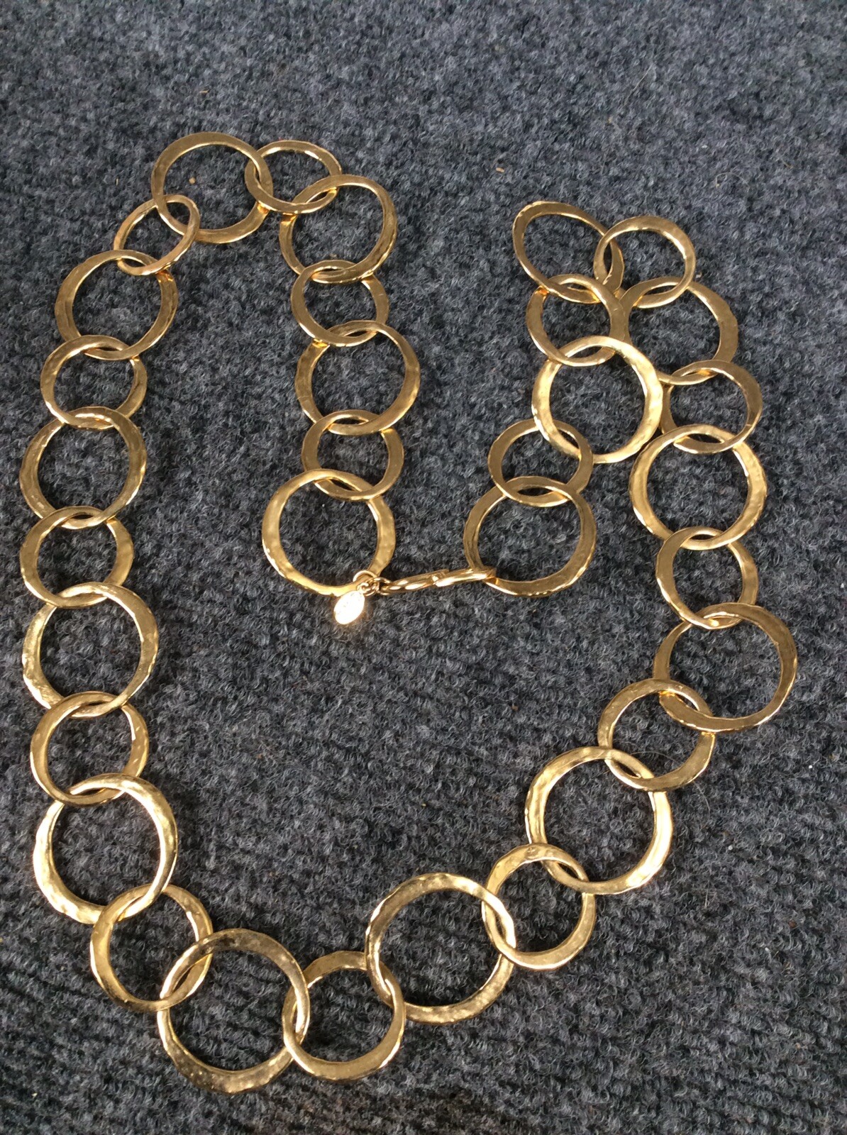 Stunning vtg. KJL Kenneth Jay Lane modernist link… - image 2