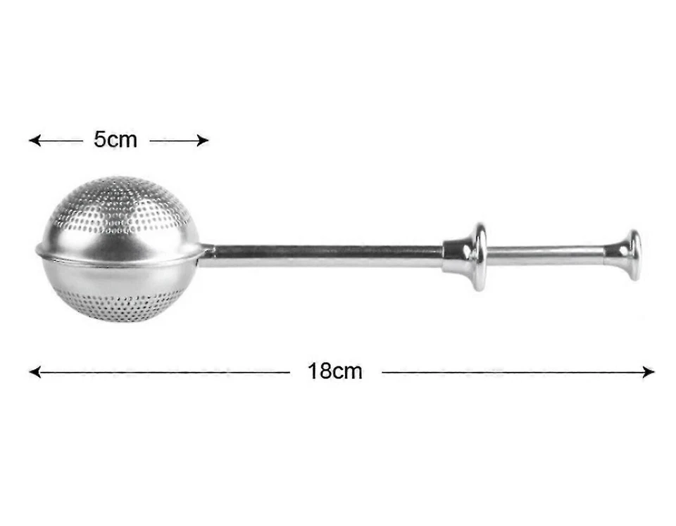 4 PCs Stainless Steel Long Handle Tea Infuser for Loose Leaf - Image 3 of 4