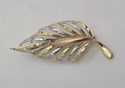 14K GOLD LEAF BROOCH PIN~3.2 GRAMS~BEAUTIFUL~NOT SCRAP — photo 3