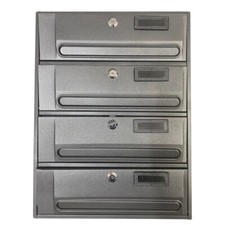 CASELLARIO POSTALE ORIZZONTALE 5 POSTI PORTA LETTERE CONDOMINIO VULCANIA